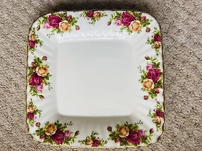 Buy Royal Albert Old Country Roses Square Plate • 19.99£