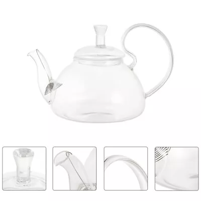 Buy  Hot Water Kettle Chinese Teapot Clear Pitcher Blooming Easy To Hold Gooseneck • 19.18£