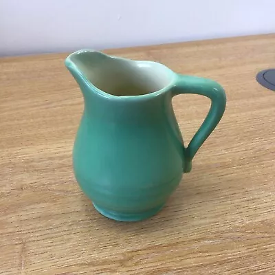 Buy Vintage Govancroft Glasgow Pottery Art Deco Style Jug Vase Green 12cm Stoneware • 4.99£