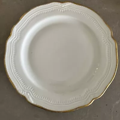 Buy Bernardalud Salad Plate Diderot Limoges Porcelain Dinnerware White Gold 8.5” • 27.03£
