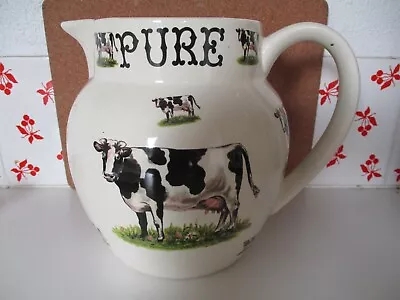 Buy Staffordshire Victoria Ware V.large  Pure Milk /cows Jug • 15£