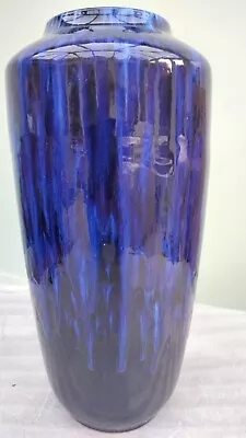 Buy Large Floor Standing Vintage West German Fat Lava Vase Art Pottery 60's/ 70s  • 75£