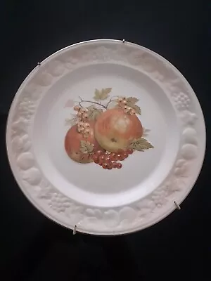 Buy Vintage Royal Worcester Palissy Crown Ware Embossed Fruit Wall Plate VGC • 3£