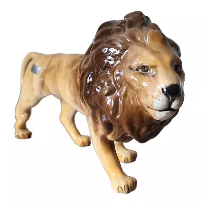 Buy Vintage Beswick Male Lion Facing Left With Original Sticker And Stamp 1955-1972 • 44.99£