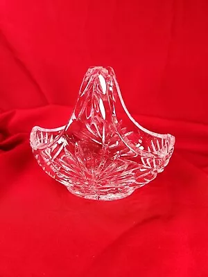 Buy Beautiful Vintage Royal Doulton Heavy Lead Crystal Glass Trinket Basket Retro • 12.99£