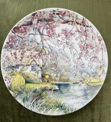 Buy Vintage Poole Pottery Collectors Plate “Spring On The River Avon” 15 Cms • 5£