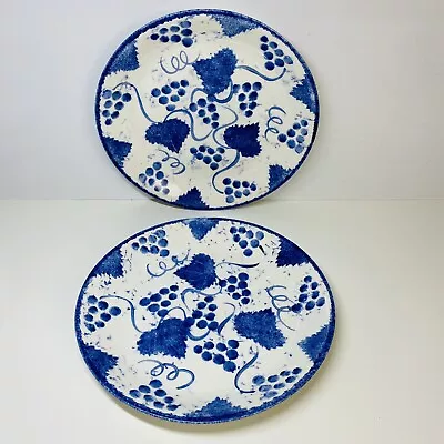 Buy Poole Pottery Blue Vine 8.5  Side Plate X 2 - Excellent Condition • 20£