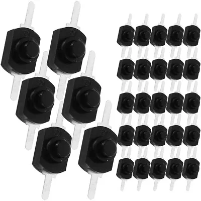 Buy  50 Pcs Outlet Latching Mini Push Button Micro Switch Miniature • 5.95£