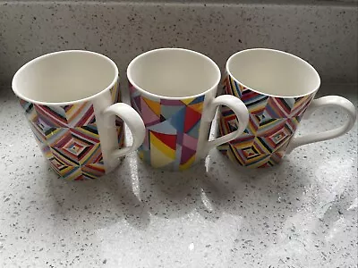 Buy 3 X Collier Campbell Fine China Mugs - Kandi / Quicksilver • 12.99£