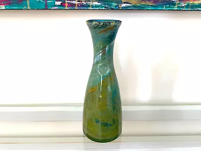Buy SIGNED MDINA “Sand And Sea” CARAFE - Circa 1990 - Unique ART GLASS • 48£