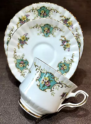 Buy Vintage Royal Stafford “True Love” Bone China Tea Cup, Saucer & Tea Plate Trio • 6.50£