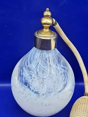 Buy Beautiful Vintage White Caithness Glass Patterned Perfume Atomizer Bottle • 19.99£