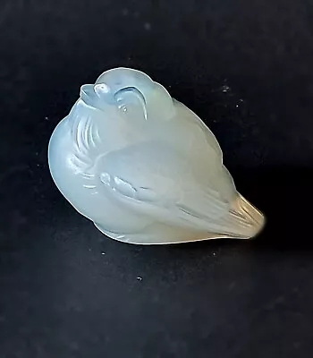 Buy Vintage Sabino  France  Opalescent Glass  Small Bird Wings Down Figurine  • 57£