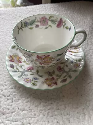 Buy Minton Fine Bone China England Haddon Hall 1 X Cups And Saucers • 8£