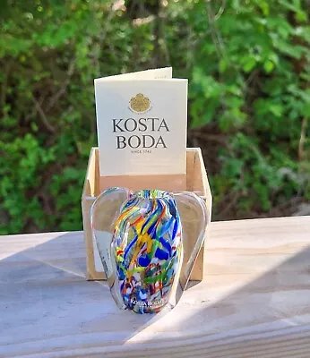 Buy Vtg Kosta Boda Vase Centilop Art Glass Bertil Vallien Signed Numbered 48816 RARE • 186.36£