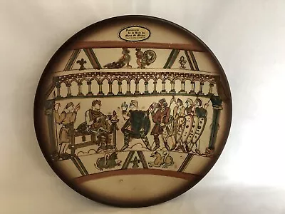 Buy French Pottery Plate By ‘Bay Of St Michel Pottery Works’ France • 6.50£