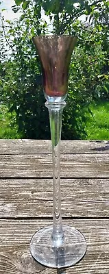 Buy Vintage Long Stemmed Shot Liqueur Schnapps Smoked Glass Swedish Orrefors • 20£