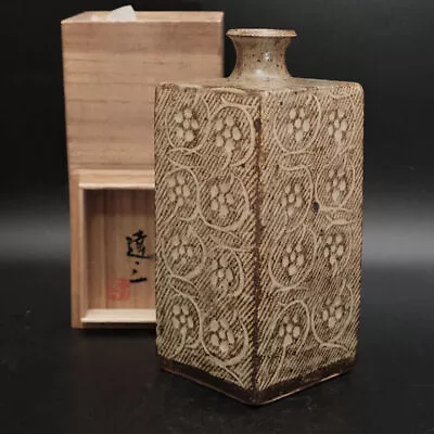 Buy 0725c Tatsuzo Shimaoka Japanese Mashiko Pottery Inlay Vase With Box • 737.36£