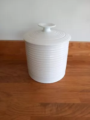 Buy Portmeirion For Sophie Conran  White Storage Container With Lid Vgc.  • 22£