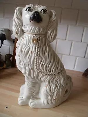 Buy Large Victorian  Staffordshire  King Charles Spaniel Dog • 9.99£