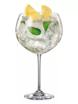 Buy Giant Bohemia Crystal Gin Tonic Balloon Cocktail Glass 850ml • 7.50£