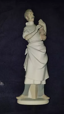 Buy Lladro The Obstetrician Doctor With Baby Figurine Retired Matte Finish OBGYN 15  • 65.23£