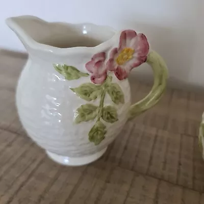 Buy Shorter & Sons Pottery Handpainted Wild Rose  Small Milk/cream Jug • 10.25£