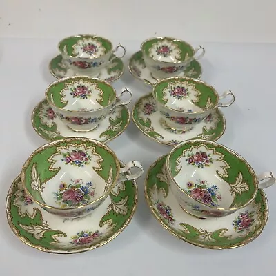 Buy Royal Grafton Academy Tea Cup & Saucer Set - Bone China - 12 Piece - B112 • 129.99£