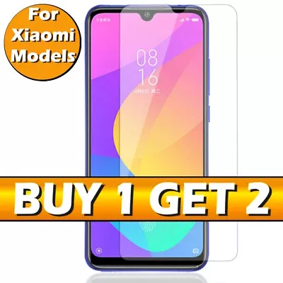 Buy Screen Protector For Xiaomi 11T 12T Redmi Note 7 8 9 10 11 Pro 5G Tempered Glass • 2.49£