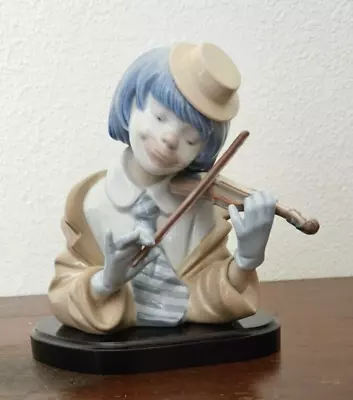 Buy Lladro RETIRED Figurine  The Blues  #5600 Clown With Violin Excellent Condition • 111.83£
