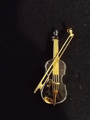 Buy Swarovski Crystal VIOLIN Christmas Ornament • 29.99£