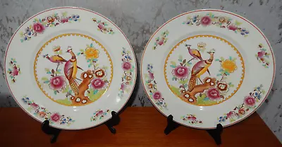 Buy Antique Pair Of Plates Old Chelsea Pattern ,1905-1919, Ceramic Art Co Ltd • 9.90£