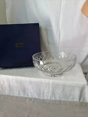 Buy Vintage 1970s Boxed  Webb & Corbett Crystal Glass Fruit / Trifle Bowl • 22.99£