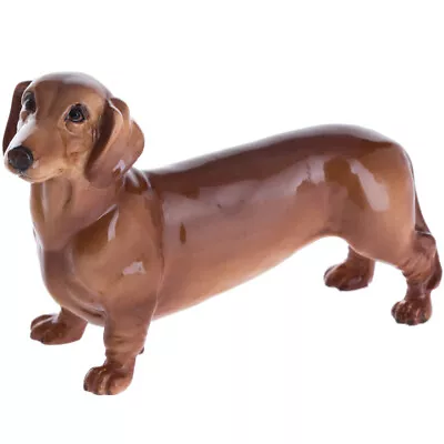 Buy John Beswick Dachshund Figure Hand-Painted Ceramic 12cm Length Collectable • 27.99£