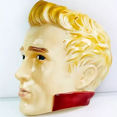 Buy VTG 1988 James Dean Wall Art Clay Mask Decorative Head James Dean Foundation 9  • 48.92£