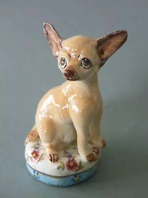 Buy Basil Matthews Chihuahua Dog Ornament Figurine Figure • 110£