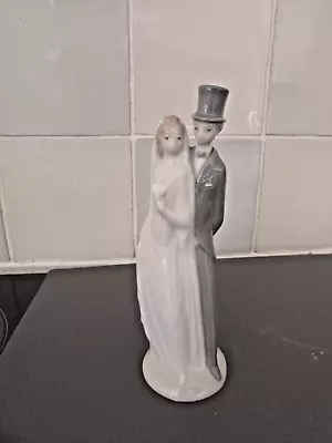 Buy Nao Lladro Bride & Groom  Just Married  Porcelain Figure  6.25  • 10£