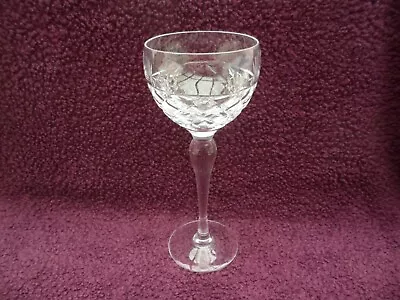 Buy Vintage Royal Brierley Cut Crystal Bruce Pattern Hock Glass, Excellent Condition • 19.99£