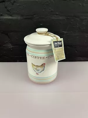 Buy Hen House Coffee Ceramic Storage Jar 7.5  High Rubber Seal Last 1 Available New • 7.99£