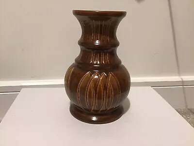 Buy Sylvac Vintage Pottery Vase 5268 Rare Brown Mint Condition • 20£