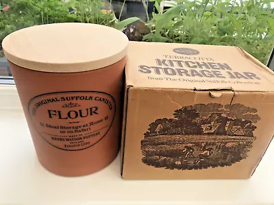 Buy Henry Watson Pottery The Original Suffolk Canister Flour Jar - New And Boxed • 34£