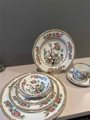 Buy John Maddock & Sons Indian Tree Greek Key 7 PC Place Setting ~Bowls • 46.55£