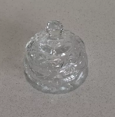 Buy Vintage, Cut Glass, Lidded Trinket Pot • 14£