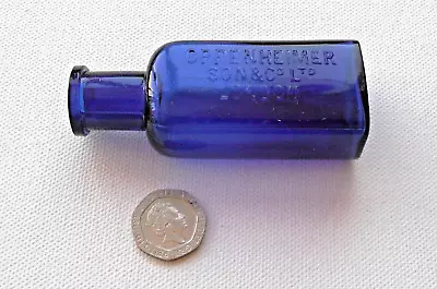 Buy New Old Stock Vintage Oppenheimer Son & Co Ltd Cobalt Blue Medicine Bottle • 3.99£