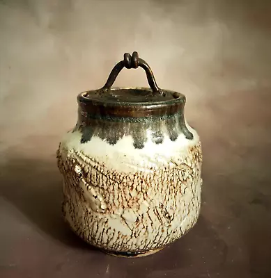 Buy Studio Pottery. ...Lidded Pot. Tea Jar .Matcha  Wabi Sabi. • 32£
