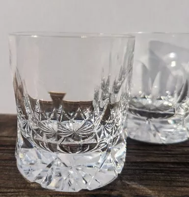 Buy 2 X Tudor Crystal Frobisher Cut Glasses • 20£