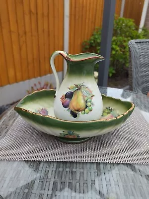 Buy Antique Staffordshire England Mayfayre Pottery Bowl Pitcher Lot • 12.99£