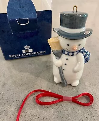 Buy Vintage Royal Copenhagen Denmark Snowman Figurine #735 1999 Rare! New In Box • 37.27£
