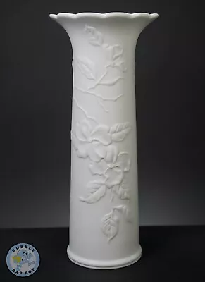 Buy Kaiser Flower Vase Made In Germany Vintage White Bisque Porcelain Signed  M.frey • 34.50£