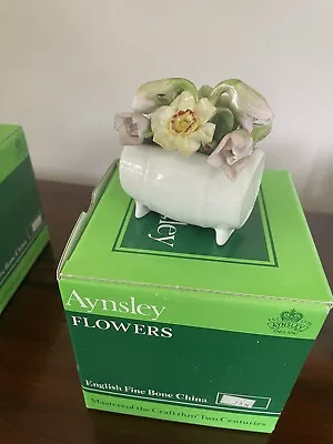 Buy Aynsley Flower Of The Month January Snowdrop Fine Bone China With Original Box • 4.50£